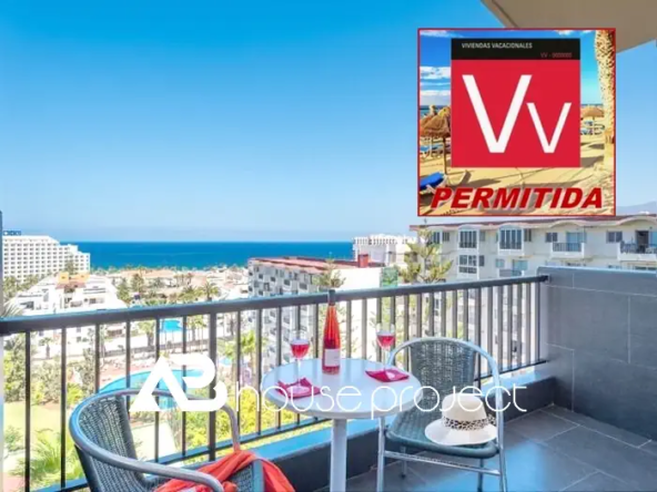 terraza estudio en venta en el complejo El Dorado en Playa de las Americas