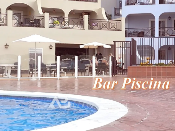 bar piscina en el complejo Dinastia en Los Cristianos