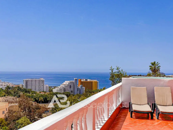 vista desde la terraza de la villa en venta en San Eugenio Alto