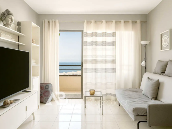 salón del piso en venta en el complejo Club Paraíso en Playa Paraíso - 1