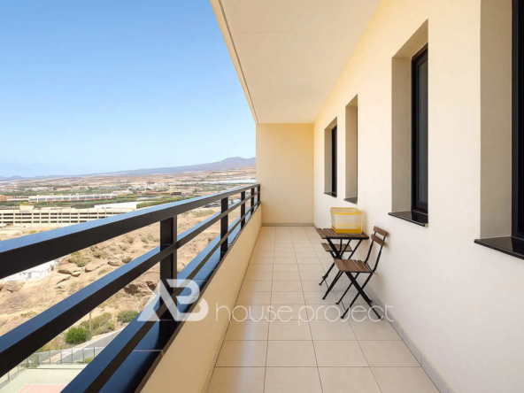 terraza del piso en venta en el complejo Club Paraíso en Playa Paraíso - 2