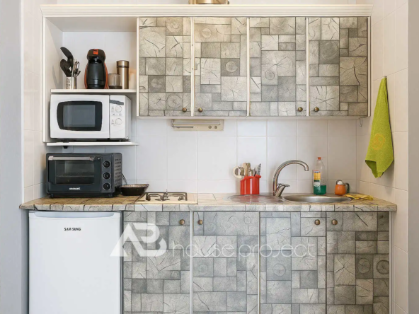 cocina del piso en venta en el complejo Club Paraíso en Playa Paraíso - 1