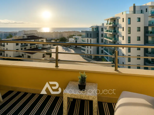 vista desde la terraza del piso en venta en el complejo Sol Paraiso en Playa Paraiso