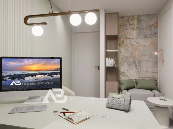 dormitorio 3 del atico de lujo en venta en el complejo Atlantic Homes en el Madroñal