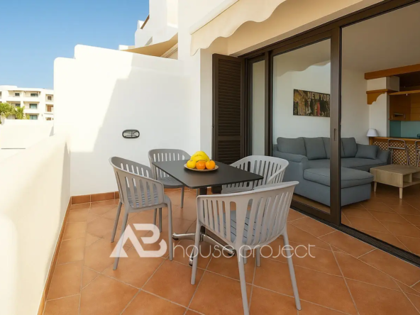 terraza del atico duplex en venta en el complejo "Adeje Paradise" en Playa Paraiso -5