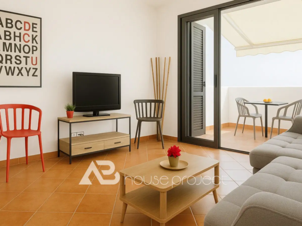 salon del atico duplex en venta en el complejo "Adeje Paradise" en Playa Paraiso -1