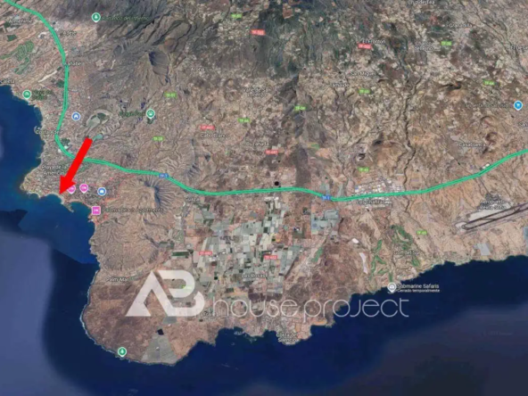 ubicación del ático en venta en el complejo Los Alamos en Los Cristianos - 2