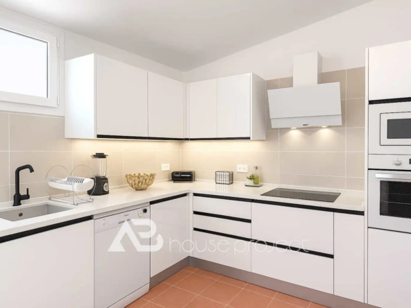 cocina del ático en venta en el complejo Los Alamos en Los Cristianos - 2