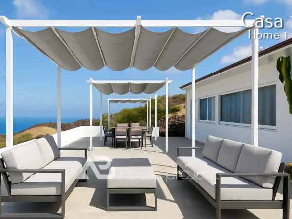 terraza de la finca en venta en Guia de Isora - 1